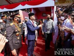 Kapolri Ungkap Makna Dibalik Tema HUT Bhayangkara ke 76 Dihadapan Presiden Jokowi
