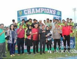 PP Darussaqinah Batu Bersurat Juara Liga Santri Piala Kasad Kabupaten Kampar 2022