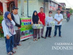 Aksi Peduli MPZ dan Permana Nurul Amal, Galang Dana Kebakaran Untuk SMP/SMA-M Ujungbatu
