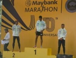 Event Lomba Lari Internasional “Maybank Marathon Bali 2022”, Pratu Welman Pasaribu Raih Juara III