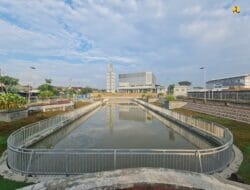 Kementerian PUPR Selesai Bangun Embung di Kawasan Ponpes Mu’allimin, Jadi Ruang Publik dan Percantik Kawasan Ponpes di Bantul Yogyakarta
