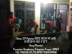 Banjir Landa Bangkinang Kota, TRC Pusdalops PB BPBD Kampar Siap Siaga Bantu Warga