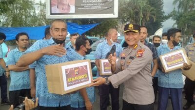 Kapolda Drop Sembako BBM ke 10 Kabupaten Kota di NTB
