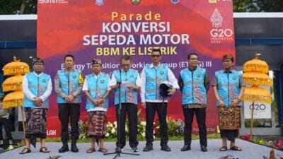 Kolaborasi Sambut Era EV, Kementerian ESDM dan PLN Gelar Parade Motor Listrik di Bali