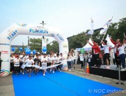 NOC Indonesia Gelorakan Olympic Movement di Olympic Day Komite Olimpiade Indonesia Fun Run 2022