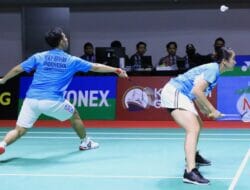 Dejan/Gloria vs Reza/Melati di Laga Final Bulutangkis Kapal Api Indonesia International Series 2022
