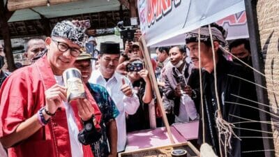 Menparekraf Sandiaga Uno Ajak Pelaku UMKM Dukung Pengembangan Pariwisata di Sukabumi