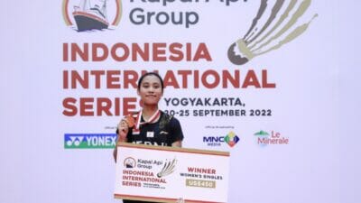 Mutiara Bersinar Terang di Turnamen Kapal Api Indonesia International Series 2022