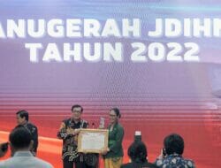 Kemenparekraf Raih Peringkat 2 Terbaik dalam JDIHN Awards 2022