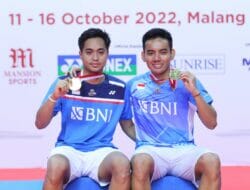 Debut Rahmat/Pramudya Berbuah Gelar Juara Mansion Sports Malang Indonesia International Challenge 2022