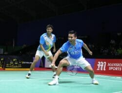 Ganda Putra Rahmat/Pramudya Mulus Melaju ke Perempatfinal Turnamen Bulutangkis Mansion Sports Malang Indonesia International Challenge 2022