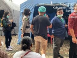 Polda Sumut dan Forkopimda Tapanuli Utara Evakuasi Warga Korban Gempa ke Rumah Sakit