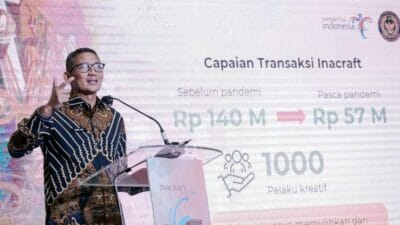 Menparekraf Sandiaga Uno Resmikan Pameran Kerajinan Tangan "Inacraft on October"