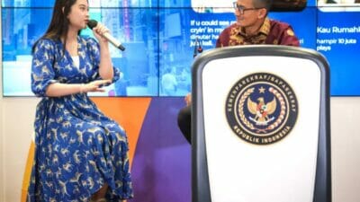 Menparekraf Sandiaga: Tampilnya Raisa Anggiani di Billboard New York Times Jadi Inspirasi Anak Muda Terus Berkarya