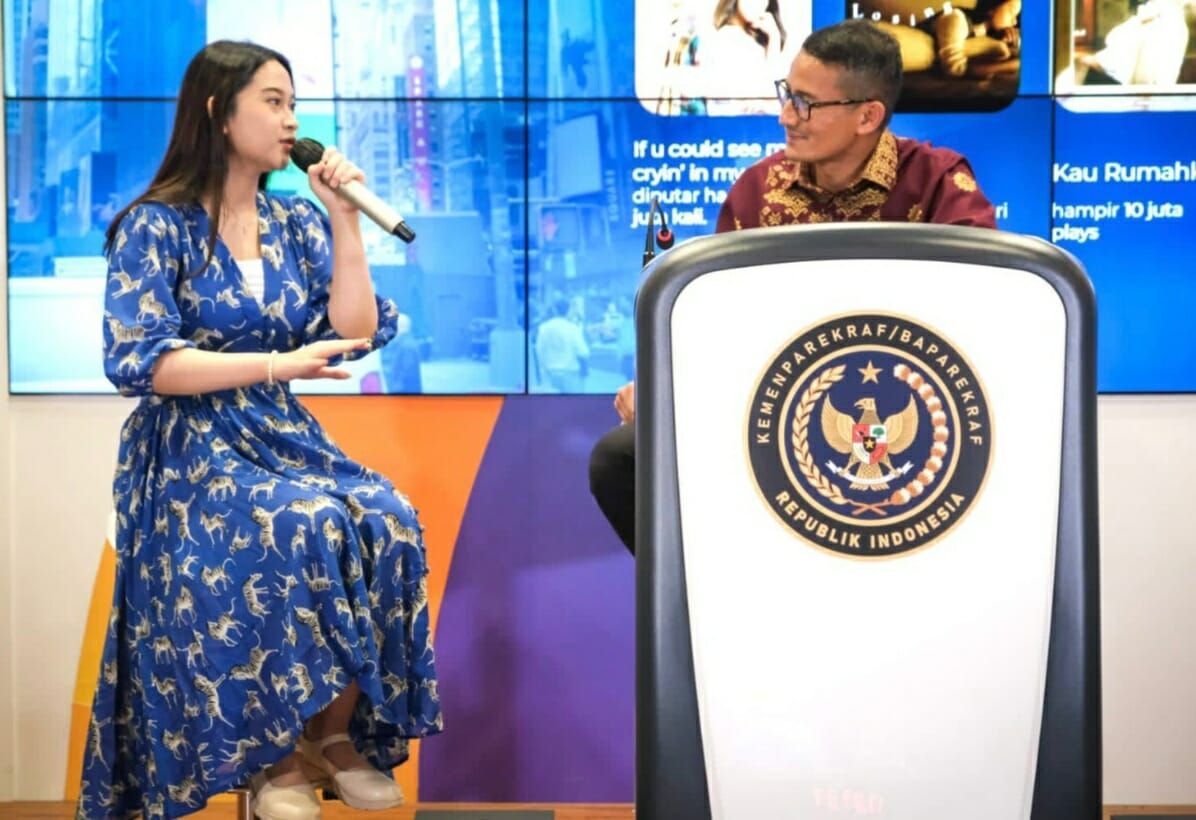 Menparekraf Sandiaga: Tampilnya Raisa Anggiani di Billboard New York Times Jadi Inspirasi Anak Muda Terus Berkarya