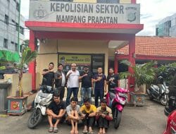 Unit Reskrim Polsek Mampang Prapatan Cokok Kawanan Penjarah Rumah Kosong