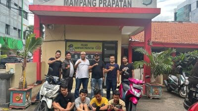 Unit Reskrim Polsek Mampang Prapatan Cokok Kawanan Penjarah Rumah Kosong