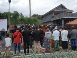 Polri Gelar Salat Jumat dan Salat Gaib Berjamaah di Lokasi Gempa Cianjur