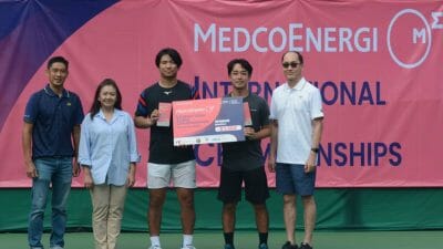 Pasangan Jepang Tomohiro Masabayashi/Seita Watanabe Juarai MedcoEnergi International Tennis Championships 2022