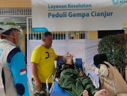 Buka Posko Kesehatan, PLN Fasilitasi Pemeriksaan dan pengobatan Warga Cianjur Pasca Gempa