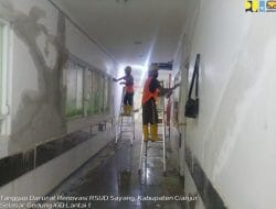 Renovasi RS Sayang Pasca Gempa Cianjur, Dua Ruang Rawat Inap Pasien Selesai Desember 2022