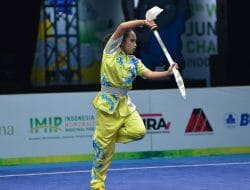 Thalia Sukses Tukar Perunggu Jadi Emas di Kejuaraan Dunia Wushu Junior 2022