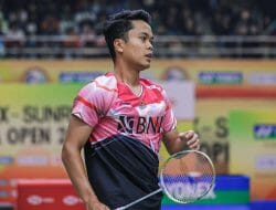 Perjuangan Ginting Terhenti di Semifinal Turnamen Bulutangkis India Terbuka 2023