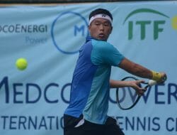 Upaya David Lolos Babak Utama Medco Power Indonesia International Tennis Championships