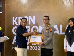 Enam Satker Polda Gorontalo Terima Penghargaan Satker Terbaik Atas Pengelolaan Anggaran Dari KPPN Gorontalo