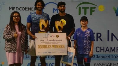 Ganda Putra India Juarai Medco Power Indonesia International Tennis Championships