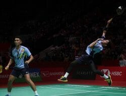 Kalahkan Sesama Wakil Indonesia, Fajar/Rian Raih Tiket 16 Besar Turnamen Bulutangkis Daihatsu Indonesia Masters 2023