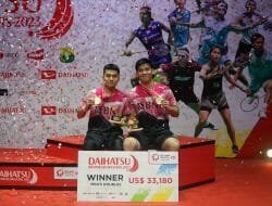 Pasangan Leo/Daniel Teruskan Tradisi Juara Ganda Putra Indonesia Lewat Turnamen Bulutangkis Daihatsu Indonesia Masters 2023