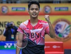 Tunggal Putra Anthony Ginting Rebut Tiket ke Semifinal Turnamen Bulutangkis India Terbuka 2023