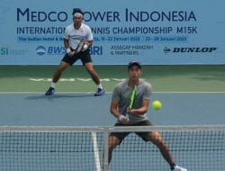 Ganda Nathan Barki/Christopher Rungkat Tembus Semifinal Medco Power Indonesia International Tennis Championships
