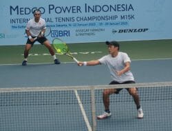 Ganda Nathan Barki/Christopher Rungkat Mendamba Gelar Perdana di Turnamen Medco Power Indonesia Internasional Tennis Championships