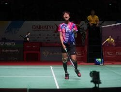Berkat Dukungan Penonton, Putri KW Maju ke Babak Kedua Turnamen Bulutangkis Daihatsu Indonesia Masters 2023