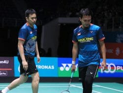 Pasangan Ganda Putra Ahsan/Hendra Tetap Senang, Meski Kalah di Turnamen Bulutangkis Malaysia Open 2023