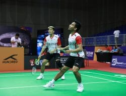 Pasangan Ganda Pram/Yere Sempurnakan Kemenangan atas Bahrain dalam Turnamen Badminton Asia Mixed Team Championships 2023