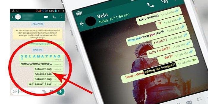 Cara Buat Tulisan WhatsApp Jadi Warna Warni