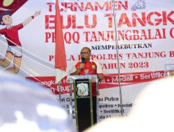 Kapolres Tanjungbalai Resmi Buka Turnamen Bulu Tangkis Tahun 2023
