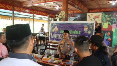 Komitmen Ciptakan Situasi Kamtibmas Aman Dan Kondusif, Kapolres Rohul Gelar Jumat Curhat Dan Temu Ramah