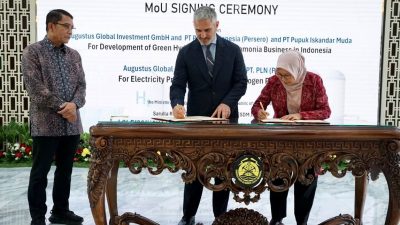 Teken MoU, PLN Siap Pasok Kawasan Industri Untuk Pengembangan Green Hydrogen dan Green Ammonia