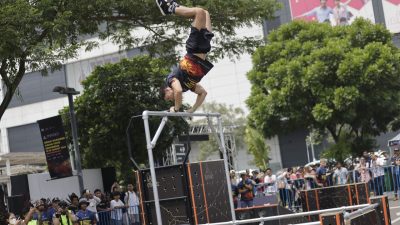 Atlet Parkour Dunia Bangga Tampil di Brick Parkour Asian Tour Indonesia Series