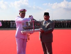 Prabowo Serah Terimakan Dua KRI ke TNI AL: Pulau Fani-731 dan Pulau Fanildo-732