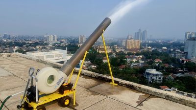 Tekan Polusi Udara Jakarta, Kantor Pusat PLN Pakai Mist Generator Buatan BRIN