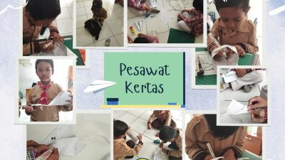 SDTQ Jabal Rahmah Membuat dan Menerbangkan Pesawat Kertas