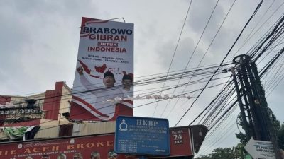 Baliho ‘Prabowo Gibran untuk Indonesia’ Mulai Bermunculan di Medan-Deli Serdang