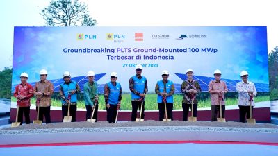 PLTS Groundmounted Terbesar Di Indonesia dibangun di Purwakarta, Kolaborasi PLN-Aruna Wujudkan Kawasan Industri Hijau