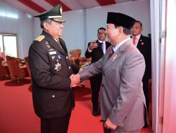 Momen Akrab Prabowo dan SBY di HUT ke-78 TNI