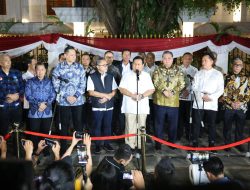 Usai Pertemuan Ketum Partai Koalisi Indonesia Maju, Prabowo Ungkap Cawapres Sudah Mengerucut 4 Nama